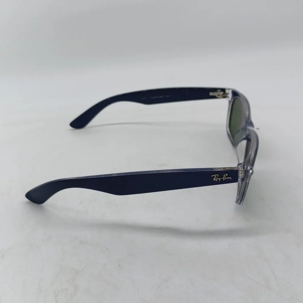 Ray-Ban New Wayfarer RB2132 6053/71 Navy Blue Green 55-18-145 Frames Only 65